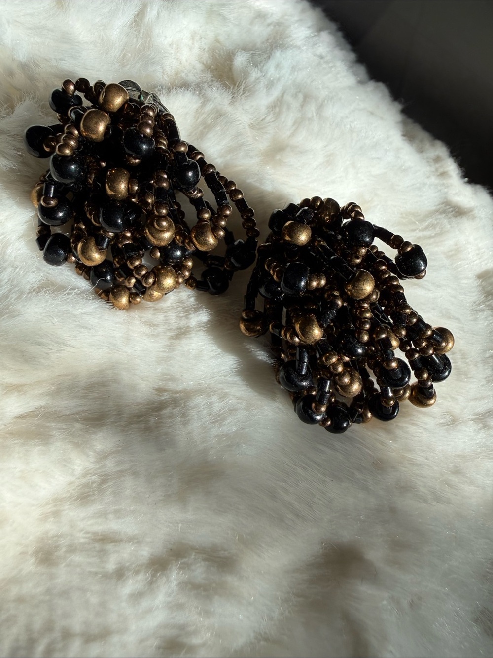 Vintage Party Fashion 1980's Clip Earrings